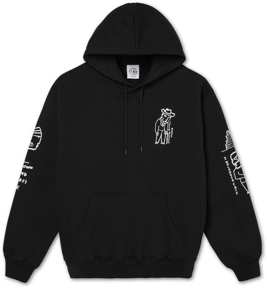  Polar Skate Co. Felpe Seen Better Days Hoodie Black Uomo Nero