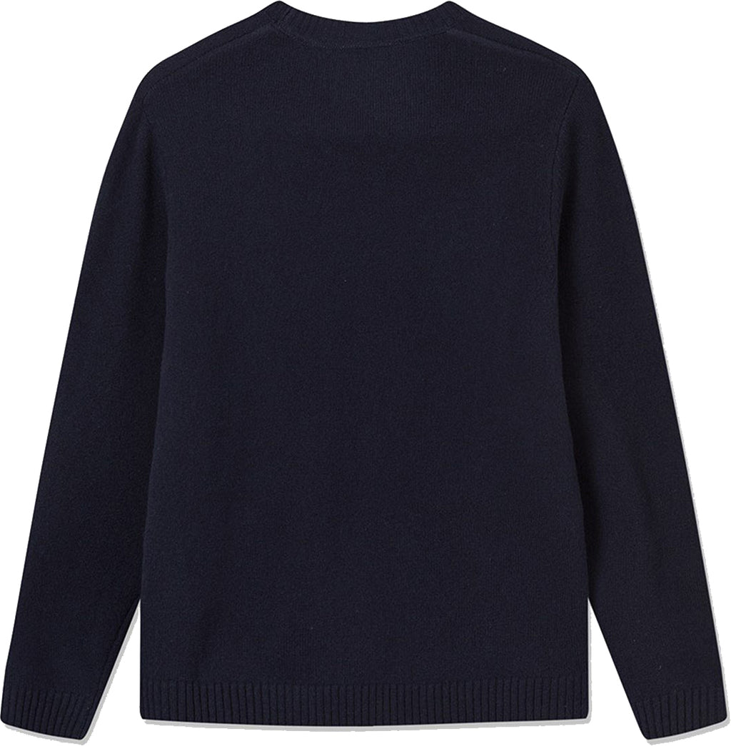 Wood Wood Maglione Kevin Lambswool Jumper Navy Blue Uomo - 2