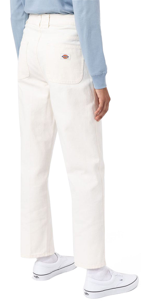  Dickies Pantaloni Duck Canvas Pant W Stone Washed Cloud Bianco Donna - 2