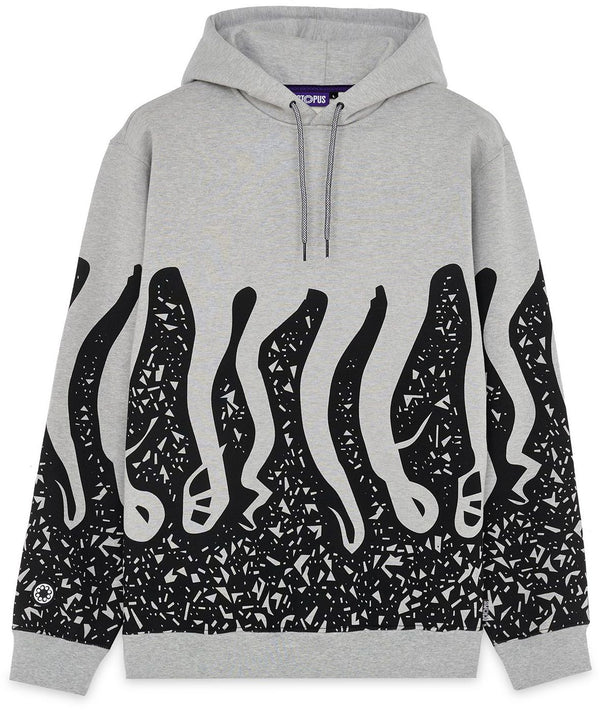 Octopus felpa Stamp Hoodie light grey