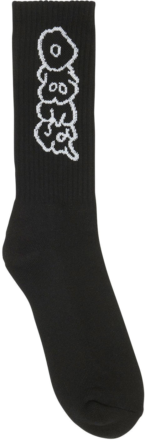  Obey Calze Brux Socks Black Uomo Nero