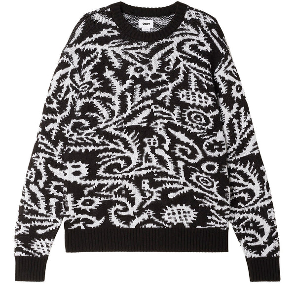 Obey maglione Magnolia Crew Sweater black multi