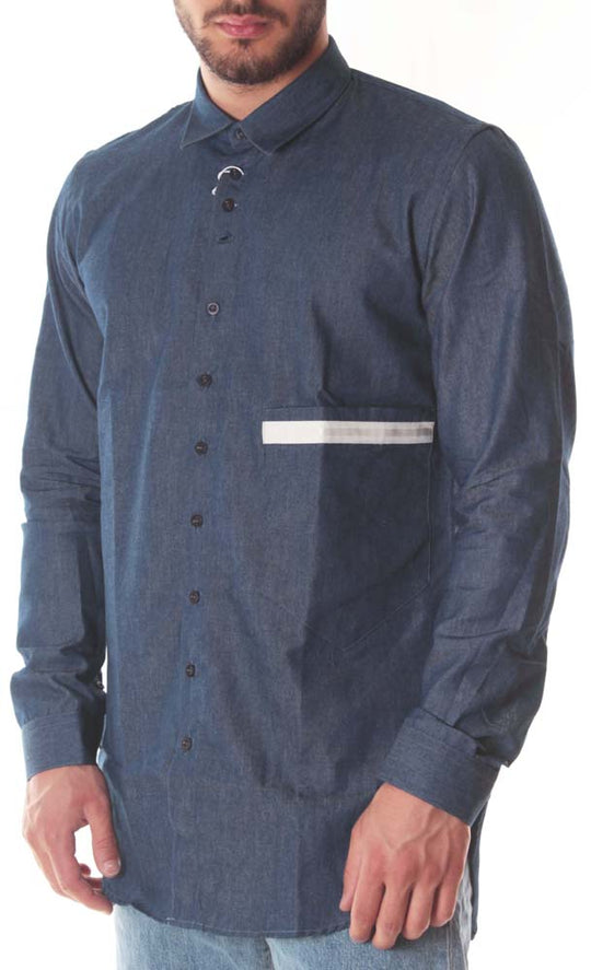  Choice Camicia Oberon Plus Karaoke Blue Uomo