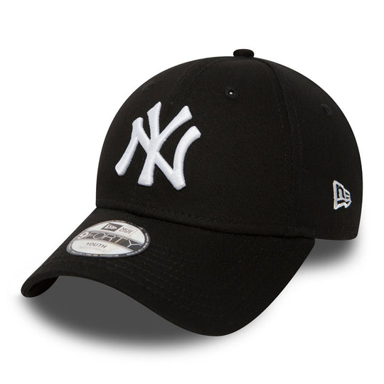  New Era Cappello 940 League Basic Cap New York Yankees Black White Uomo Nero