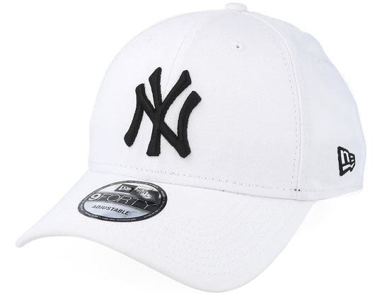  New Era Cappello 940 League Basic Cap New York Yankees White Black Uomo Bianco