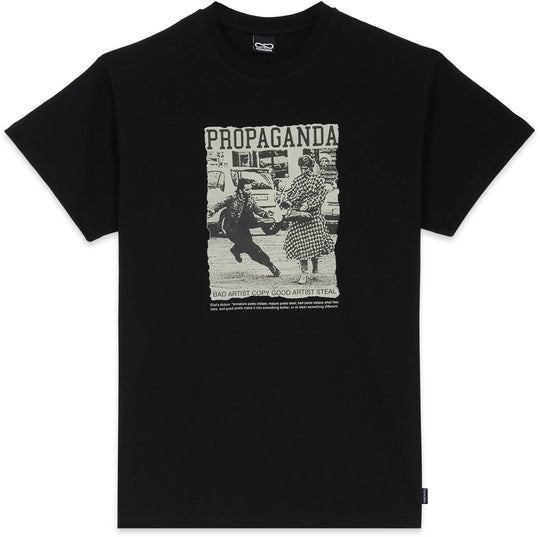  Propaganda T-shirt Steal Black Uomo Nero