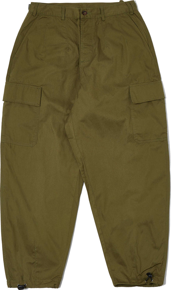 Universal Works pantaloni Loose Cargo Pant olive