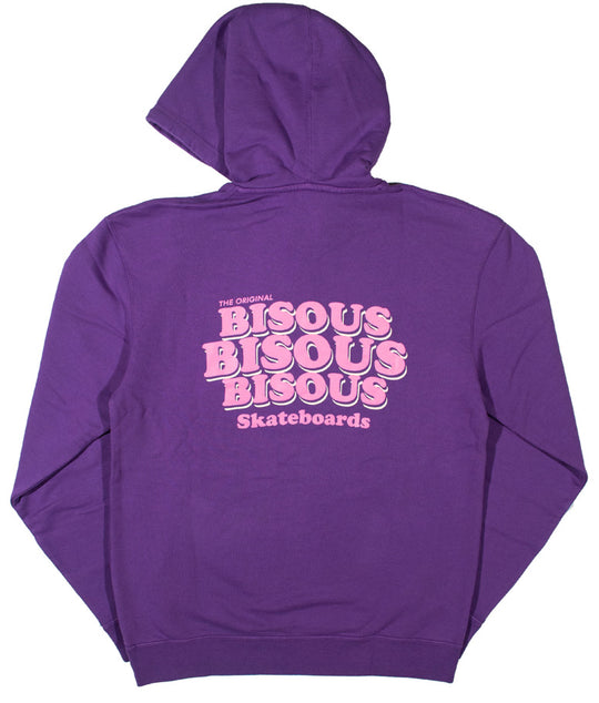  Bisous Felpa Grease Hoodie Purple Uomo Viola