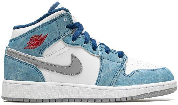 Jordan 1 Mid SE French Blue Light Steel GS