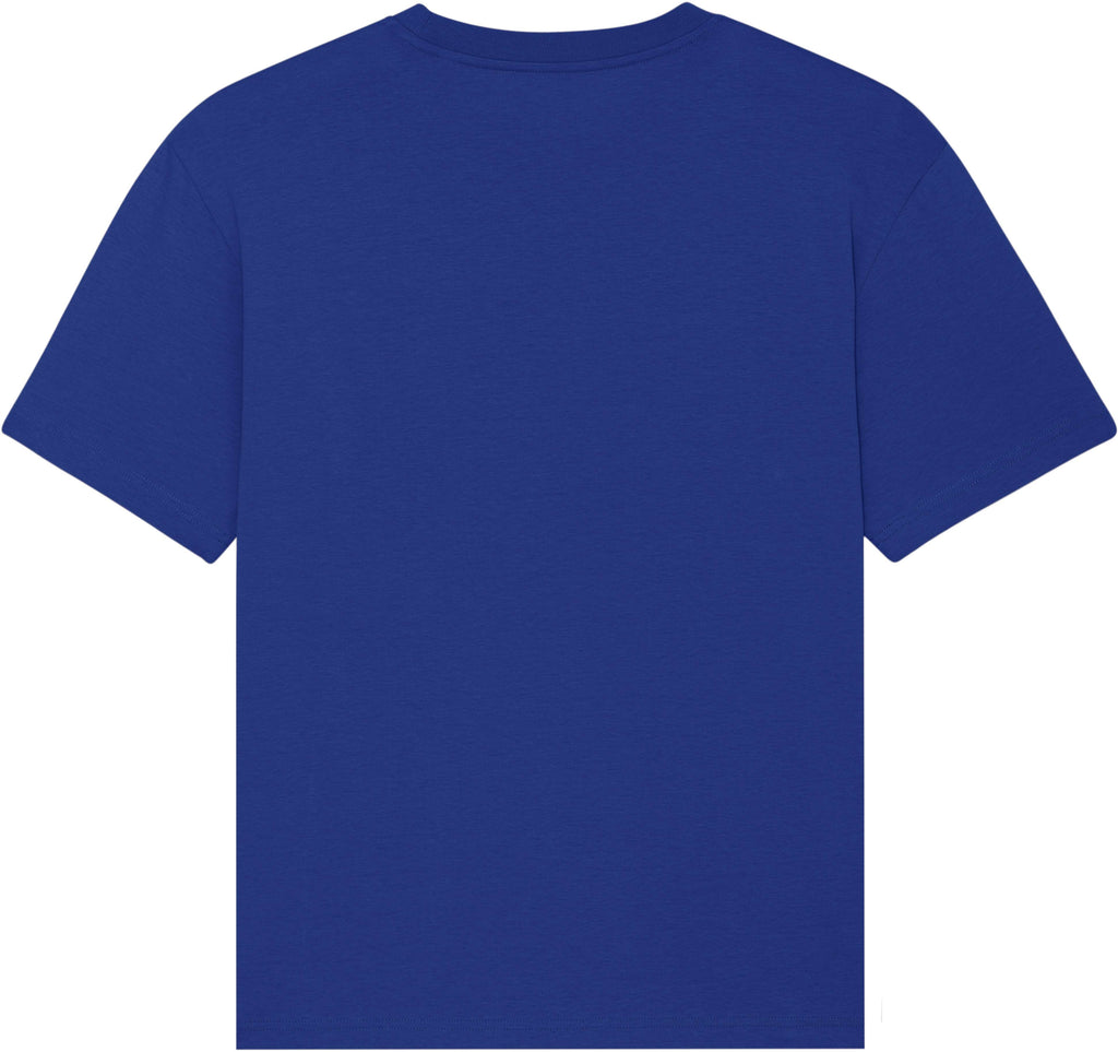  Mdn T-shirt Embroidered Basic Logo Blue White Uomo - 2