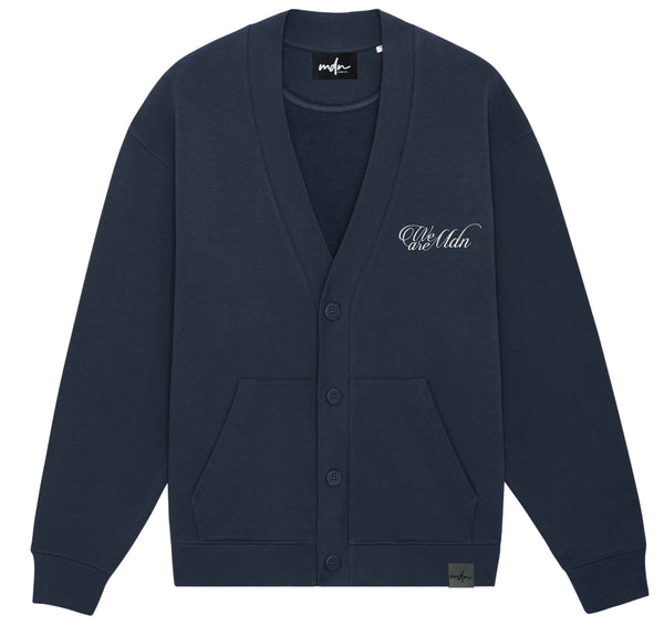 MDN felpa Cardigan navy