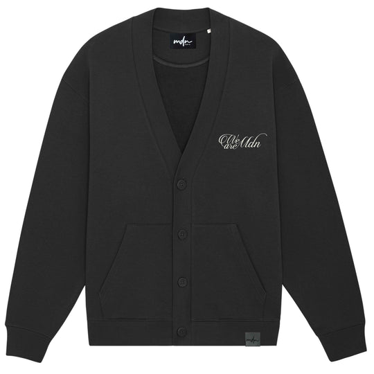  Mdn Felpa Cardigan Black Special_unisex Nero