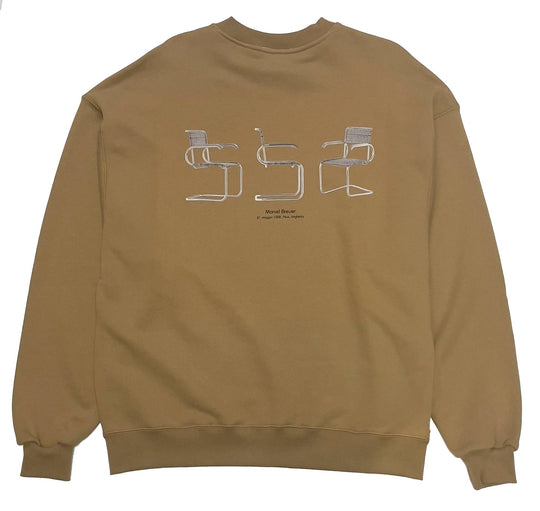  Cultura Felpa Bauhaus Beige Uomo Marrone