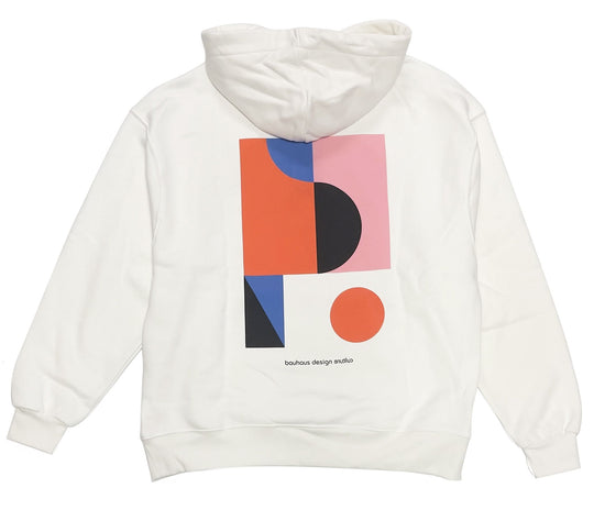  Cultura Felpa Geog Hoodie White Uomo Bianco