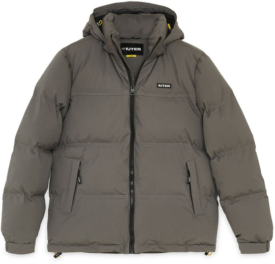  Iuter Giacca Puff Jacket Dark Grey Uomo Grigio