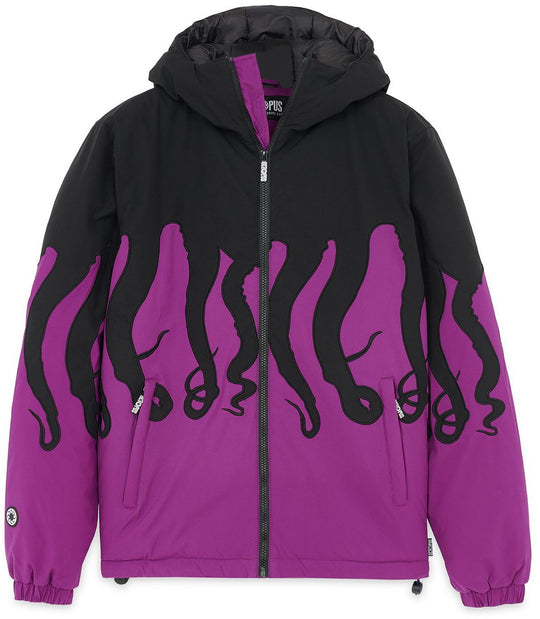  Octopus Giacca Layer Puff Jacket Purple Uomo Viola