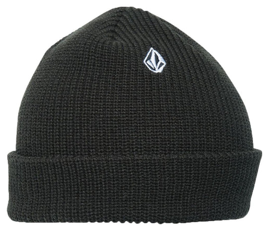  Volcom Cuffia Full Stone Beanie Rinsed Black Uomo Nero