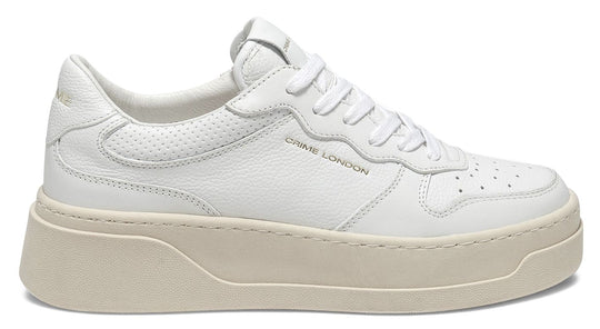  Crime London Scarpe Force 1 White Donna Bianco