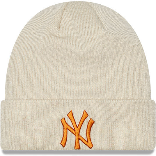  New Era Cuffia League Ess Cuff Beanie New York Yankees Beige Special_unisex