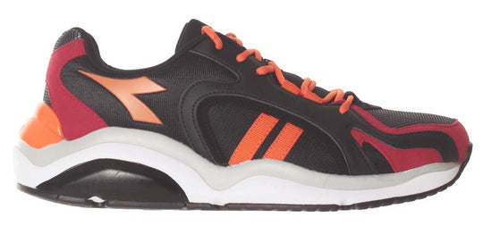  Diadora Scarpe Whizz 370 Black Orange Peel Uomo Nero