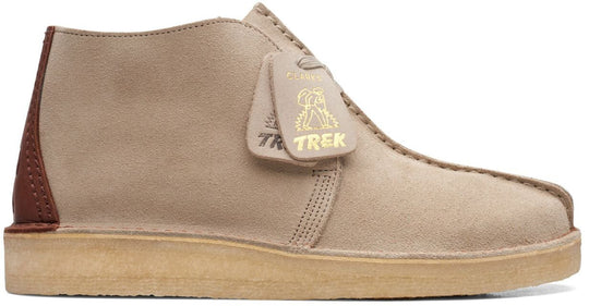  Clarks Originals Scarpe Trek Hi 50 Sand Suede Uomo Beige