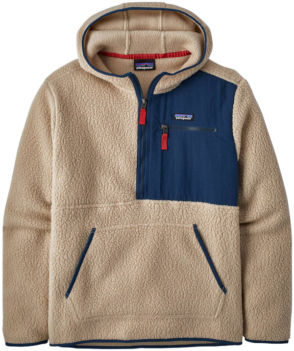 Patagonia felpa Men's Retro Pile Fleece Pullover Oar Tan