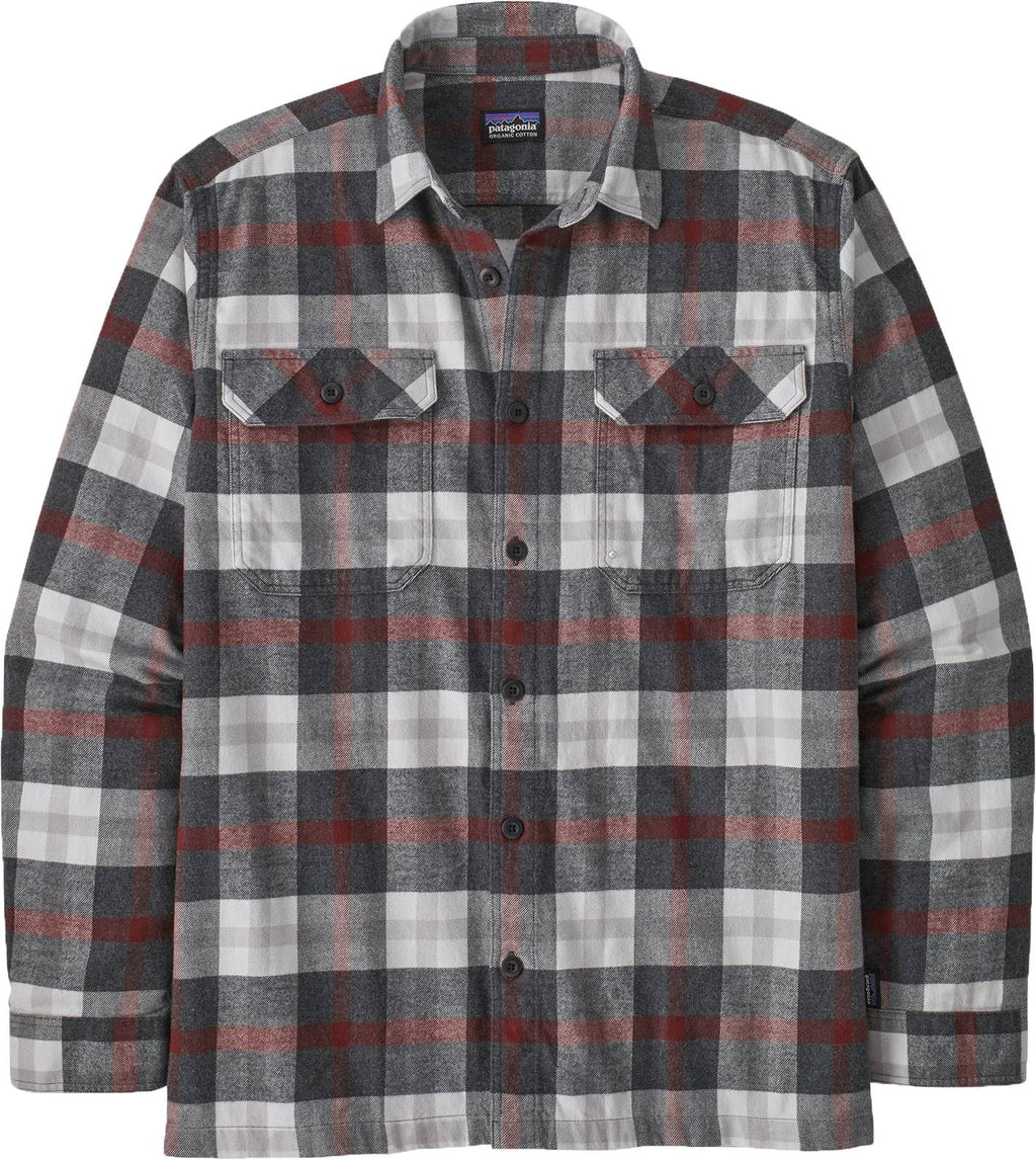  Patagonia Camicia M's L/s Organic Cotton Mw Fjord Flannel Shirt Ink Black Multicolore Uomo - 1