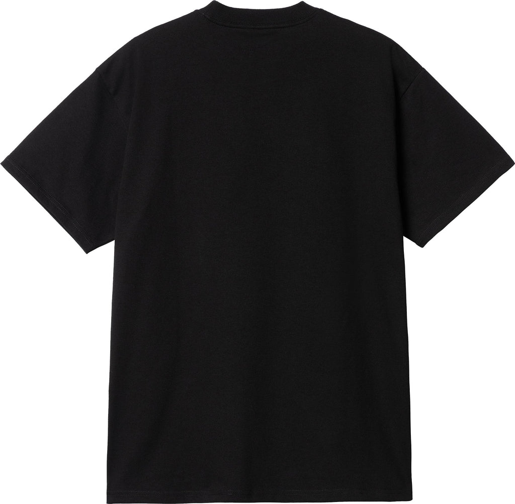  Carhartt Wip T-shirt S/s Letterman Tee Black Wax Nero Uomo - 2