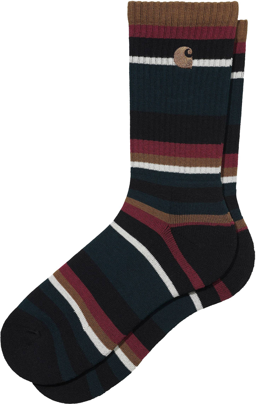  Carhartt Wip Calze Huntley Socks Deep Teal Multicolore Uomo - 1