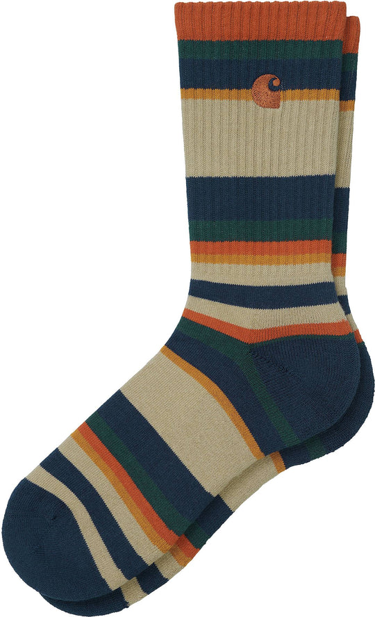  Carhartt Wip Calze Huntley Socks Ammonite Uomo Multicolore
