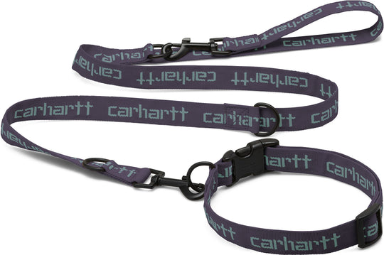  Carhartt Wip Guizaglio E Collare Script Dog Leash & Collar Antichoke Misty Sage Special_unisex Viola