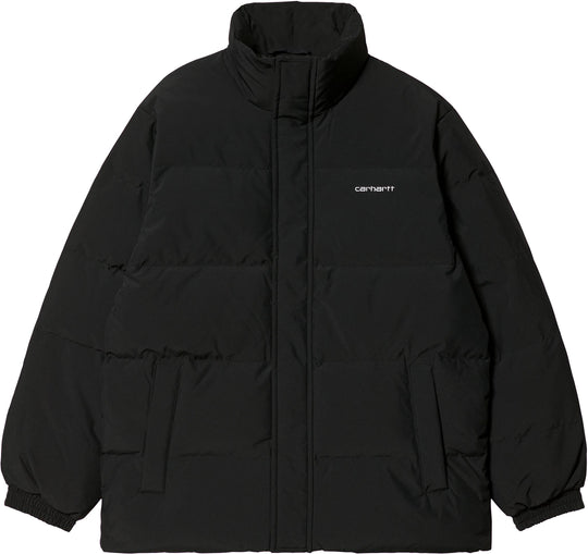  Carhartt Wip Giacca Danville Jacket Black White Uomo Nero