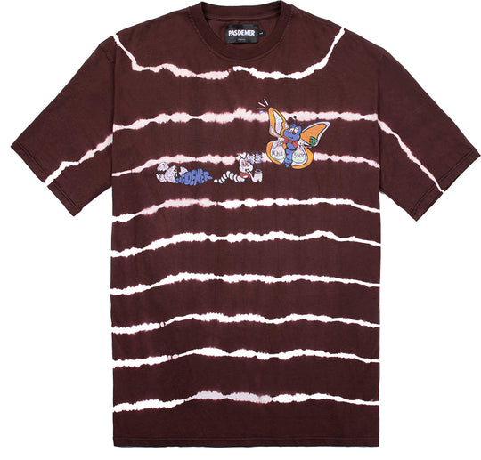  Pas De Mer T-shirt Metamorphosis Tee Burgundy Uomo Bordeaux