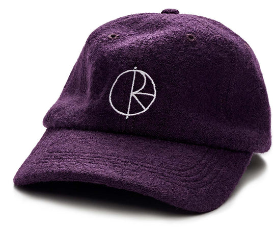  Polar Cappello Boiled Wool Cap Aubergine Purple Polar Skate Co. Uomo Viola