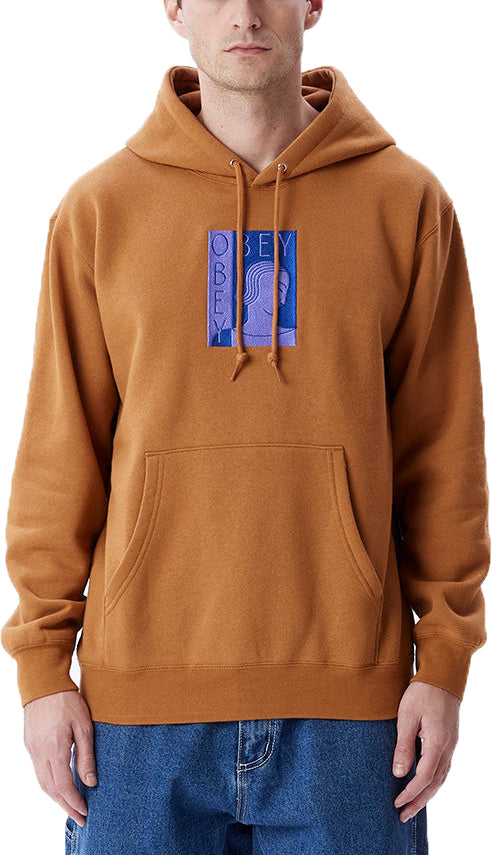 Obey felpa Rio Hood Fleece brown sugar