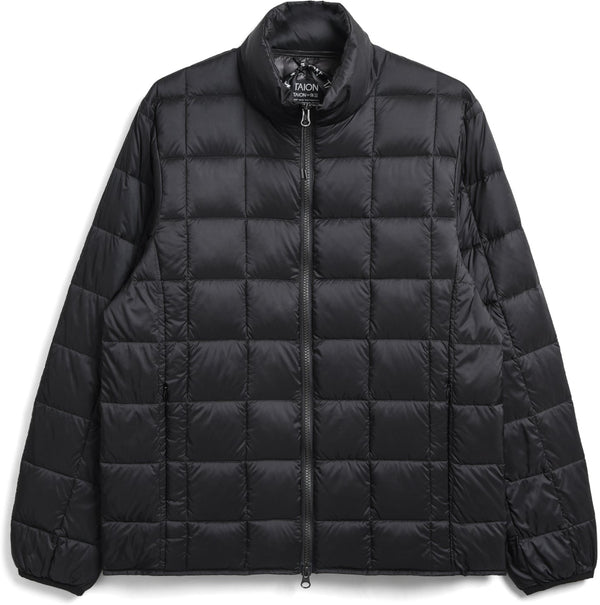 Taion giacca Hi Neck W-Zip Down Jacket black
