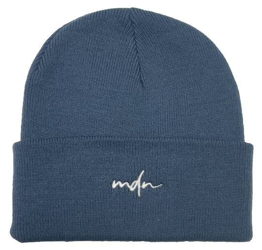  Mdn Cuffia Acrylic Logo Beanie Blue White Special_unisex