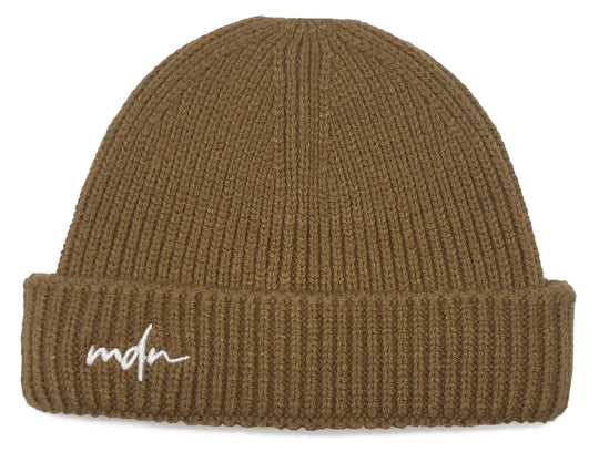 Mdn Cuffia Recycled Beanie Biscuit White Special_unisex Marrone