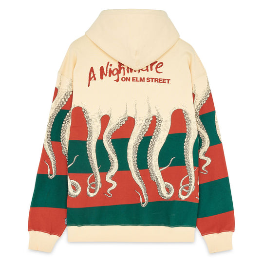  Octopus Felpa Freddy's Octopus Hoodie Cream Uomo Beige