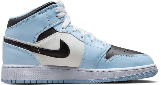  Jordan 1 Mid Ice Blue Gs Donna Celeste