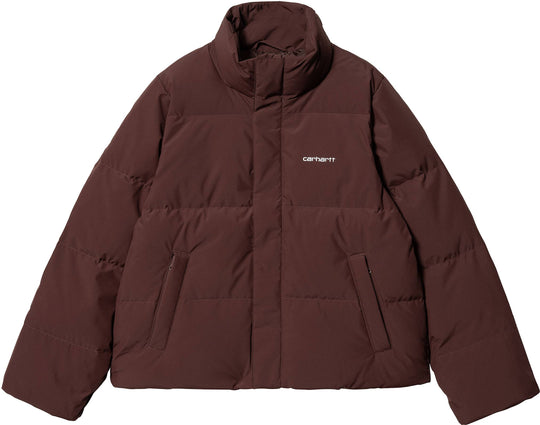 Carhartt Wip Giacca W Yanie Jacket Ale White Donna Marrone
