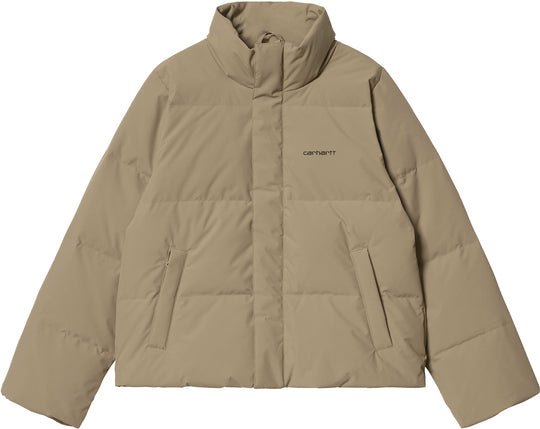  Carhartt Wip Giacca W Yanie Jacket Tanami Black Donna Beige