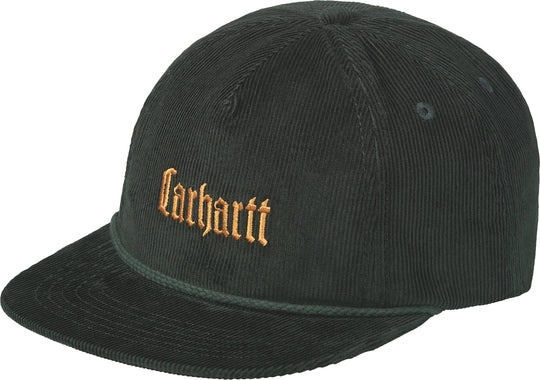 Carhartt Wip Cappello Letterman Cap Dark Cedar Ochre Uomo Verde