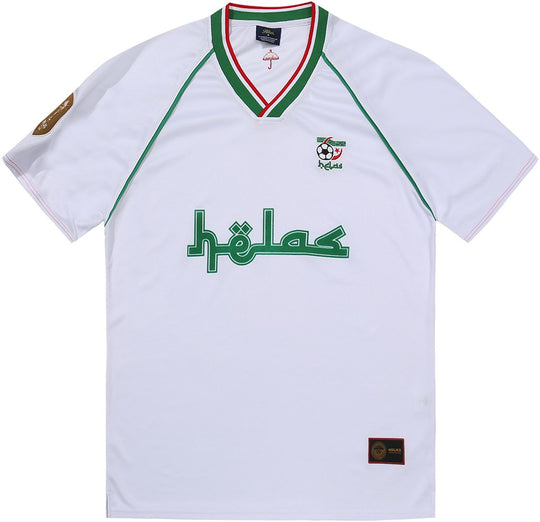 Helas T-shirt Algeria Wc22 Football Jersey Helas Caps Uomo Bianco