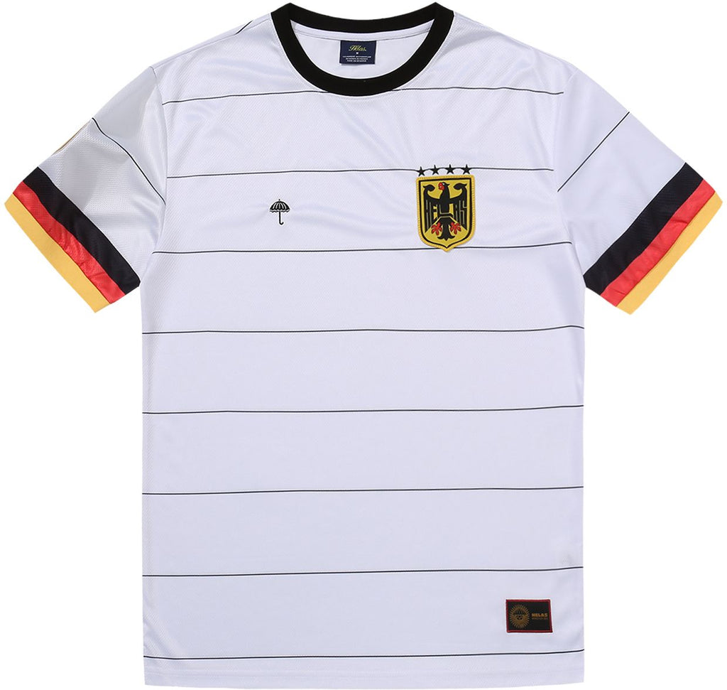  Helas Caps Helas T-shirt Germany Wc22 Football Jersey Bianco Uomo - 1