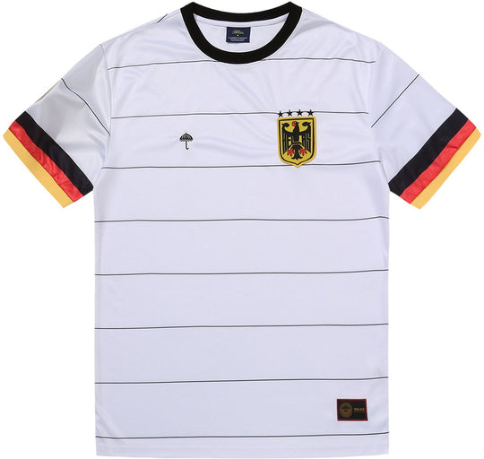  Helas T-shirt Germany Wc22 Football Jersey Helas Caps Uomo Bianco