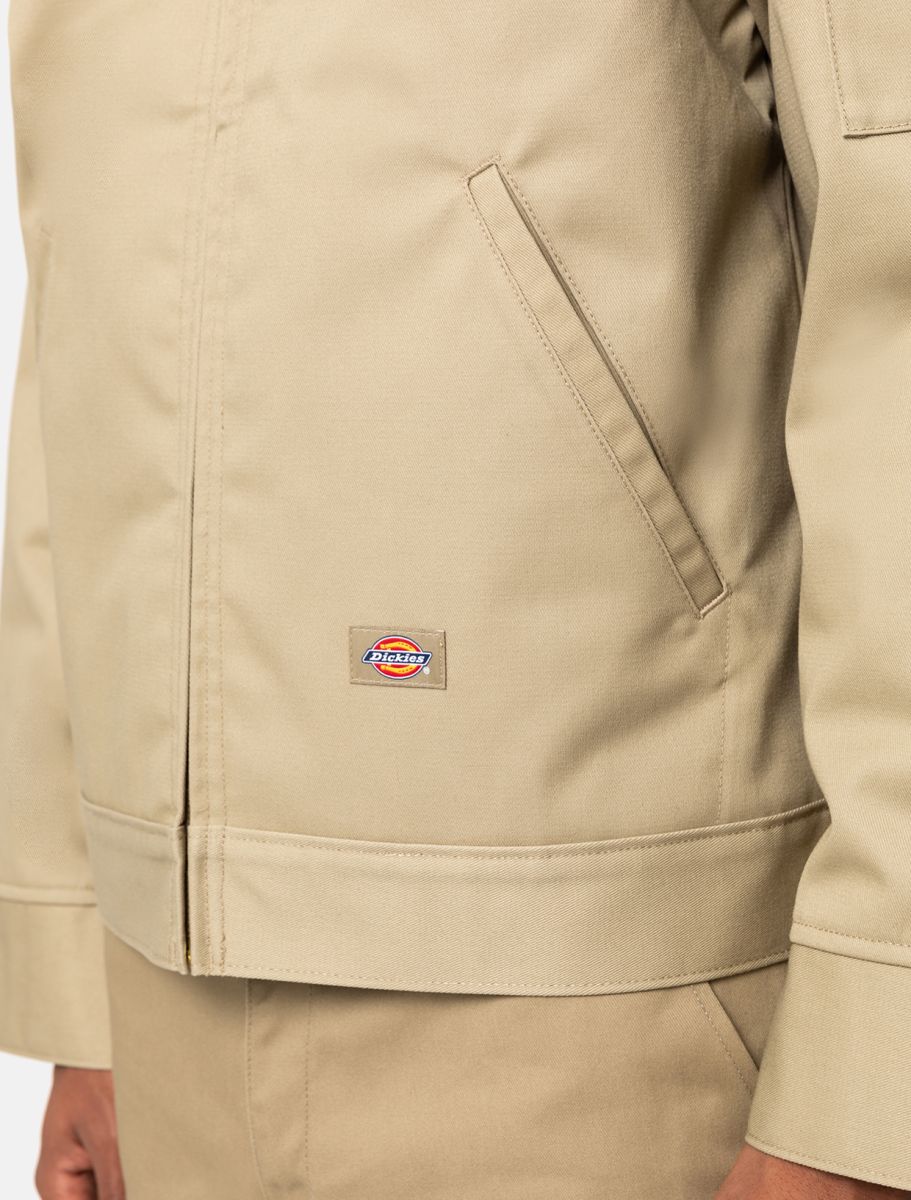  Dickies Giacca Lined Eisenhower Jacket Rec Khaki Beige Uomo - 4