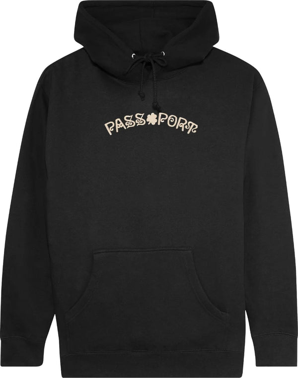 Pass-port felpa Sham Embroidery Hoodie Black