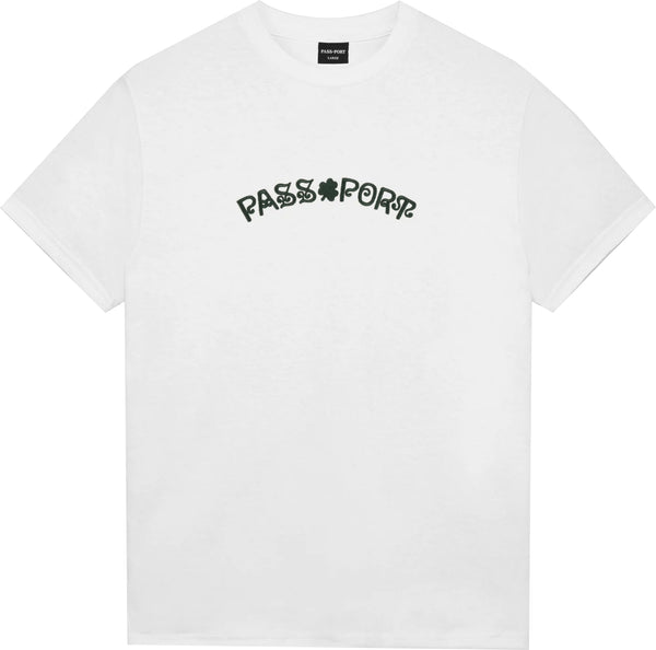 Pass-port t-shirt Sham Embroidery Tee White