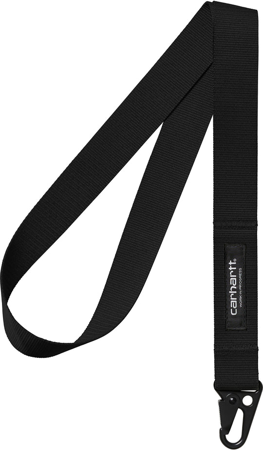  Carhartt Wip Portachiavi Thane Keychain Black Uomo Nero